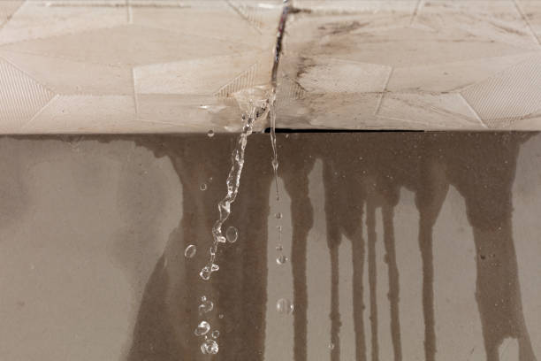 Professional Flood Damage Cleanup technician working in Montvale, NJ